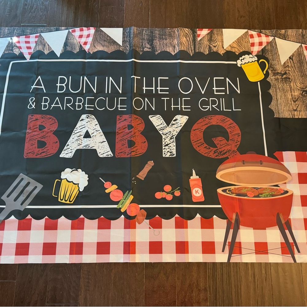 Baby Q Babyshower decorations.